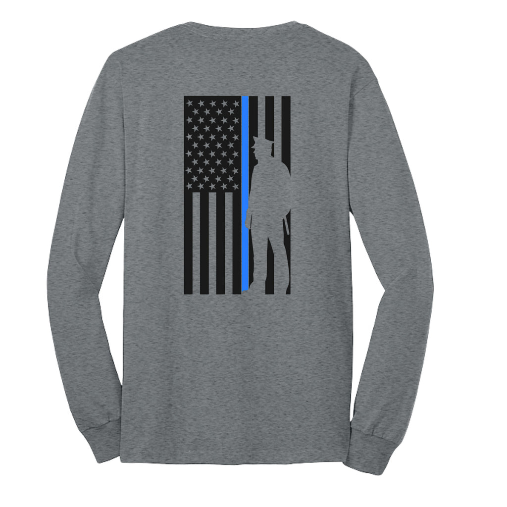 Athletic Heather - PC55LS - BACK