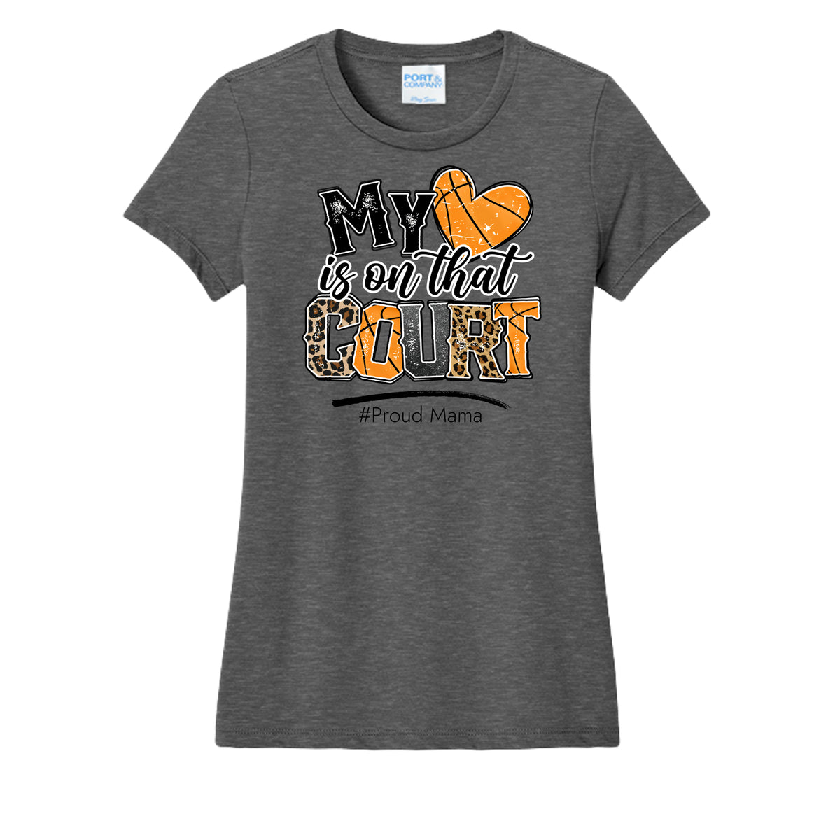 Dark Heather Grey - LPC450 - FRONT