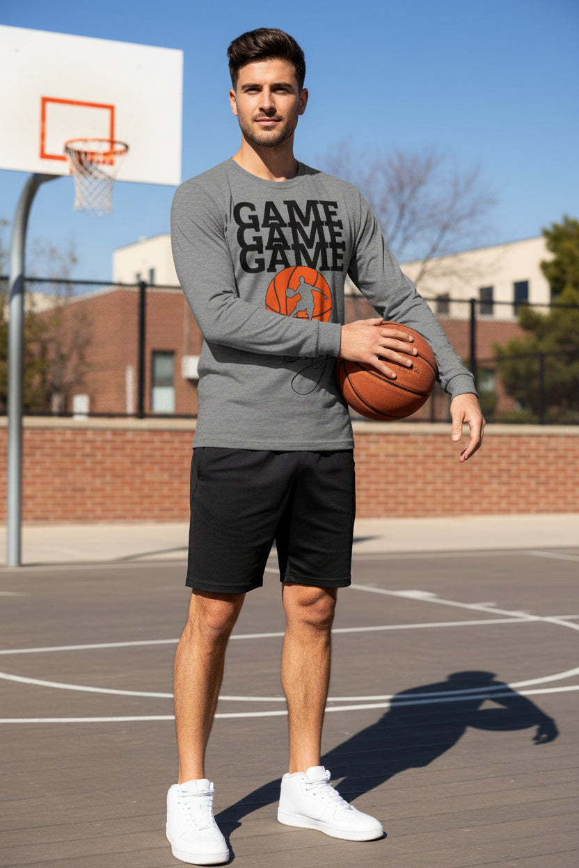 Dark Heather Grey - PC54LS - FRONT