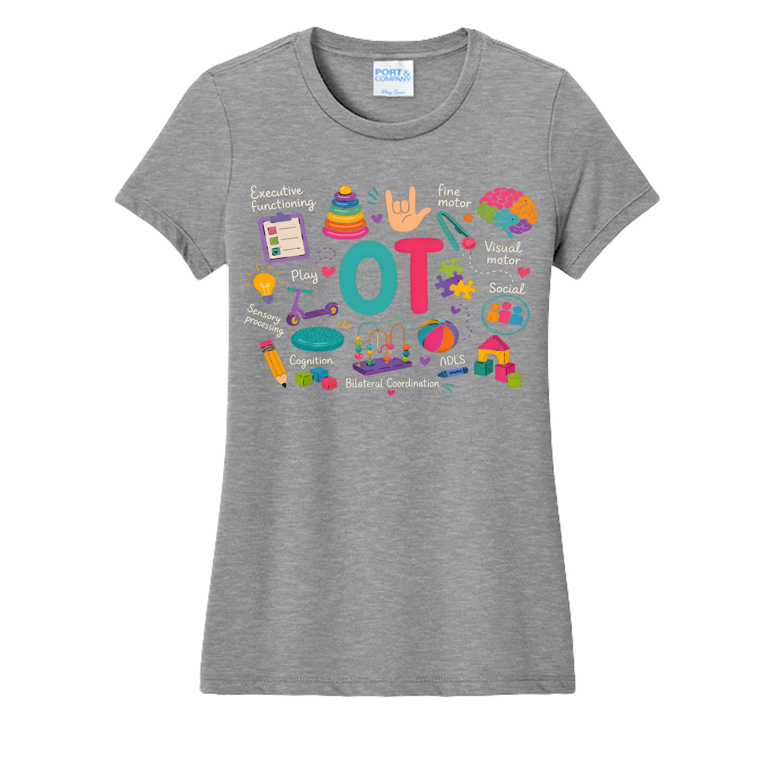 Athletic Heather - LPC450 - FRONT