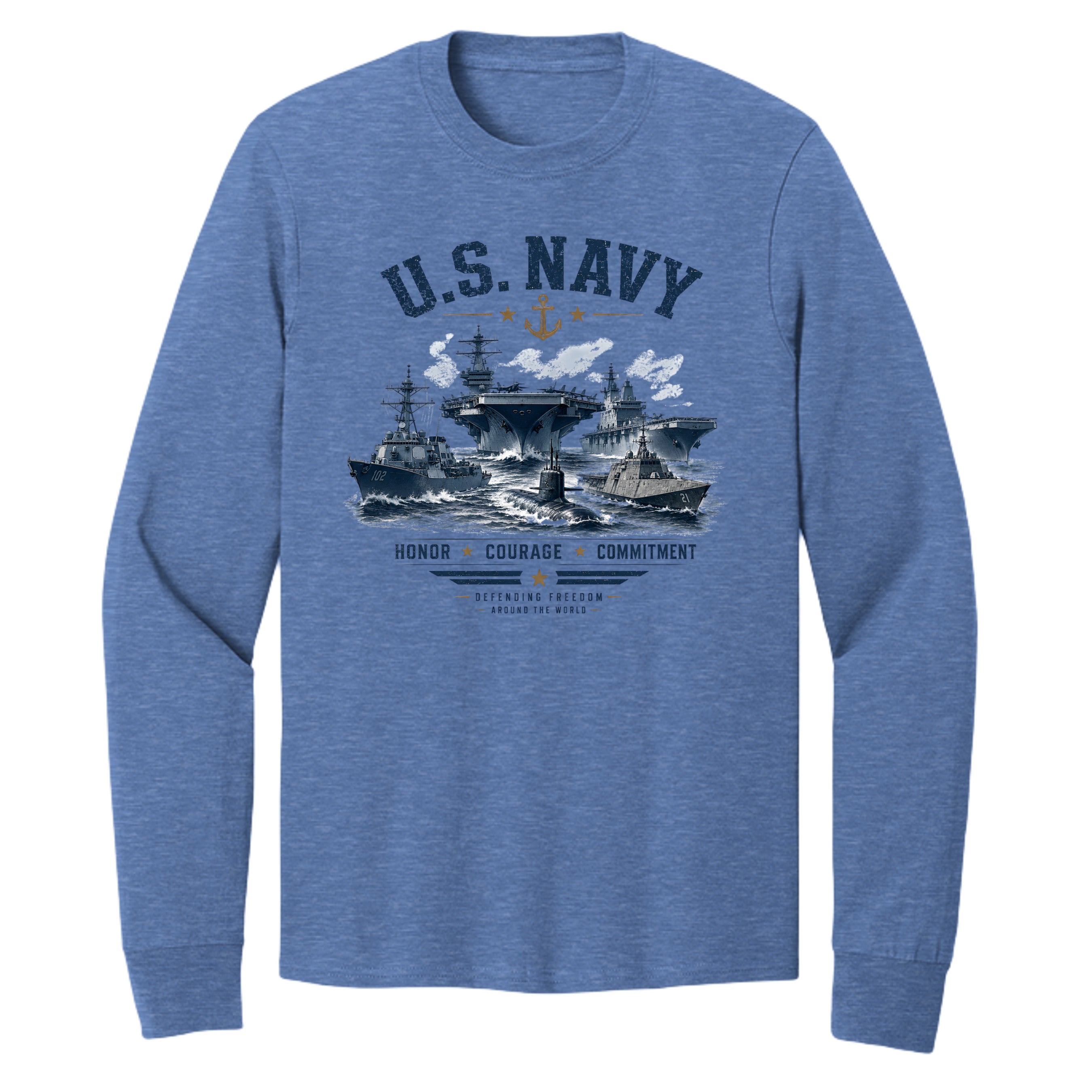 Heather Royal - PC54LS - FRONT