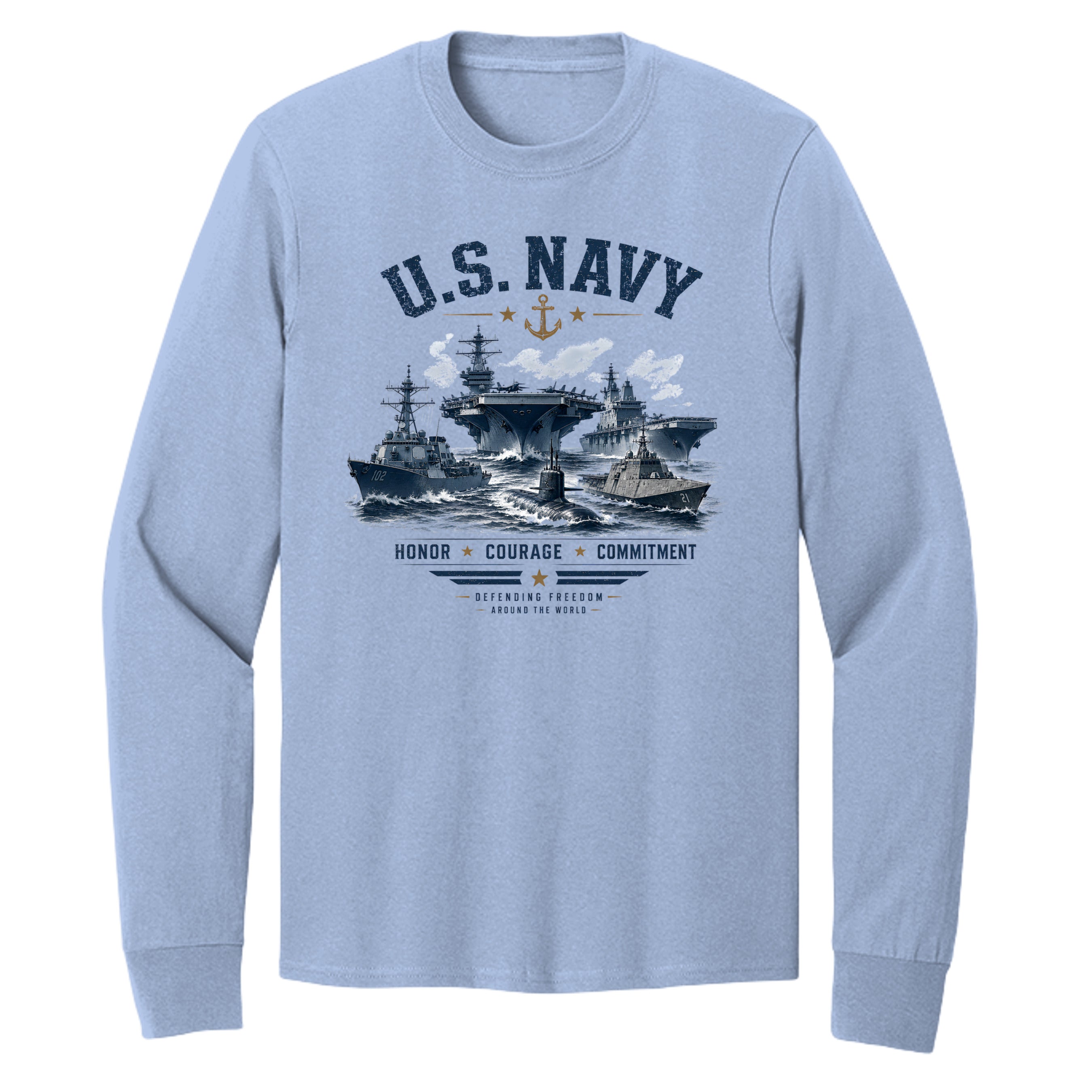 Light Blue - PC54LS - FRONT
