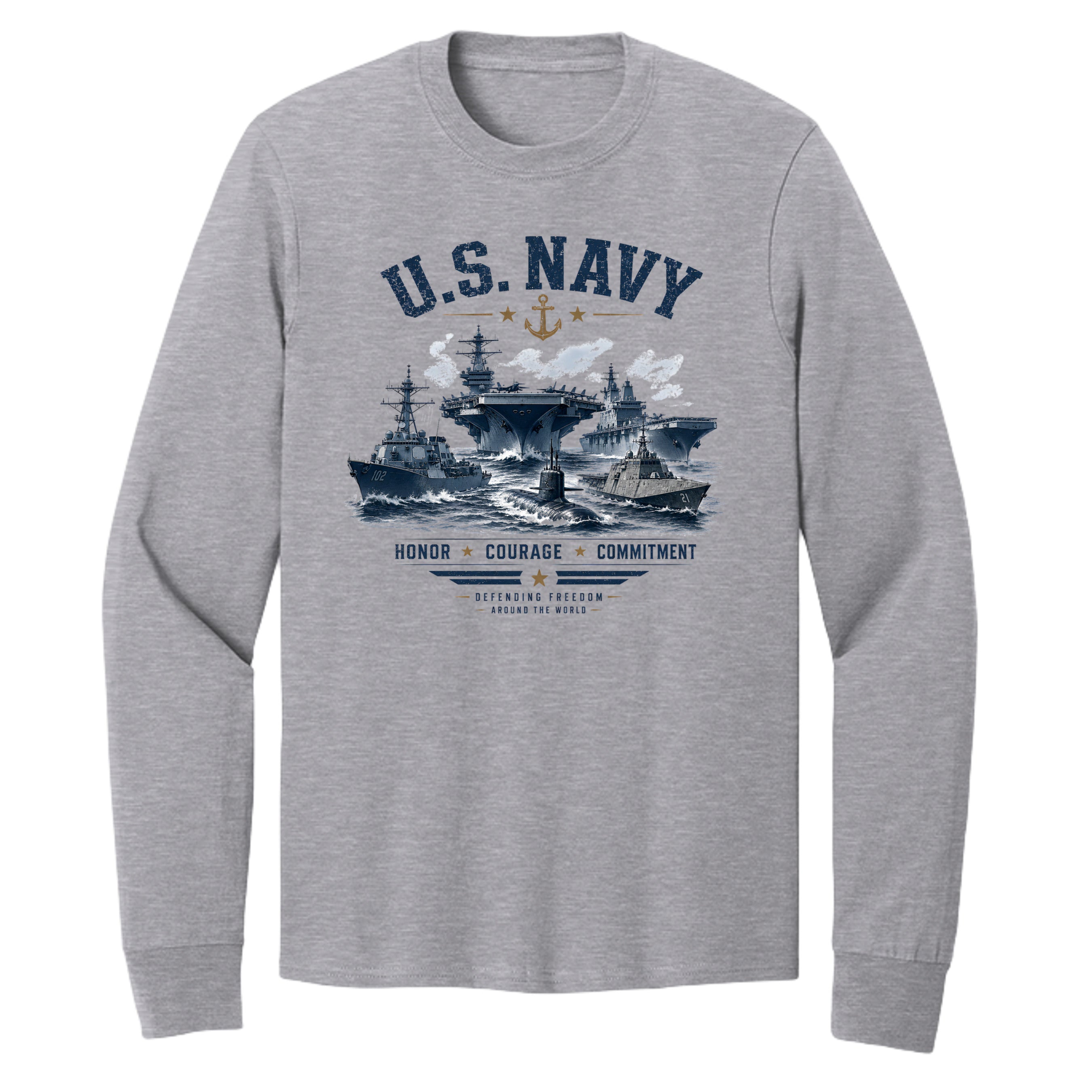 Athletic Heather - PC54LS - FRONT