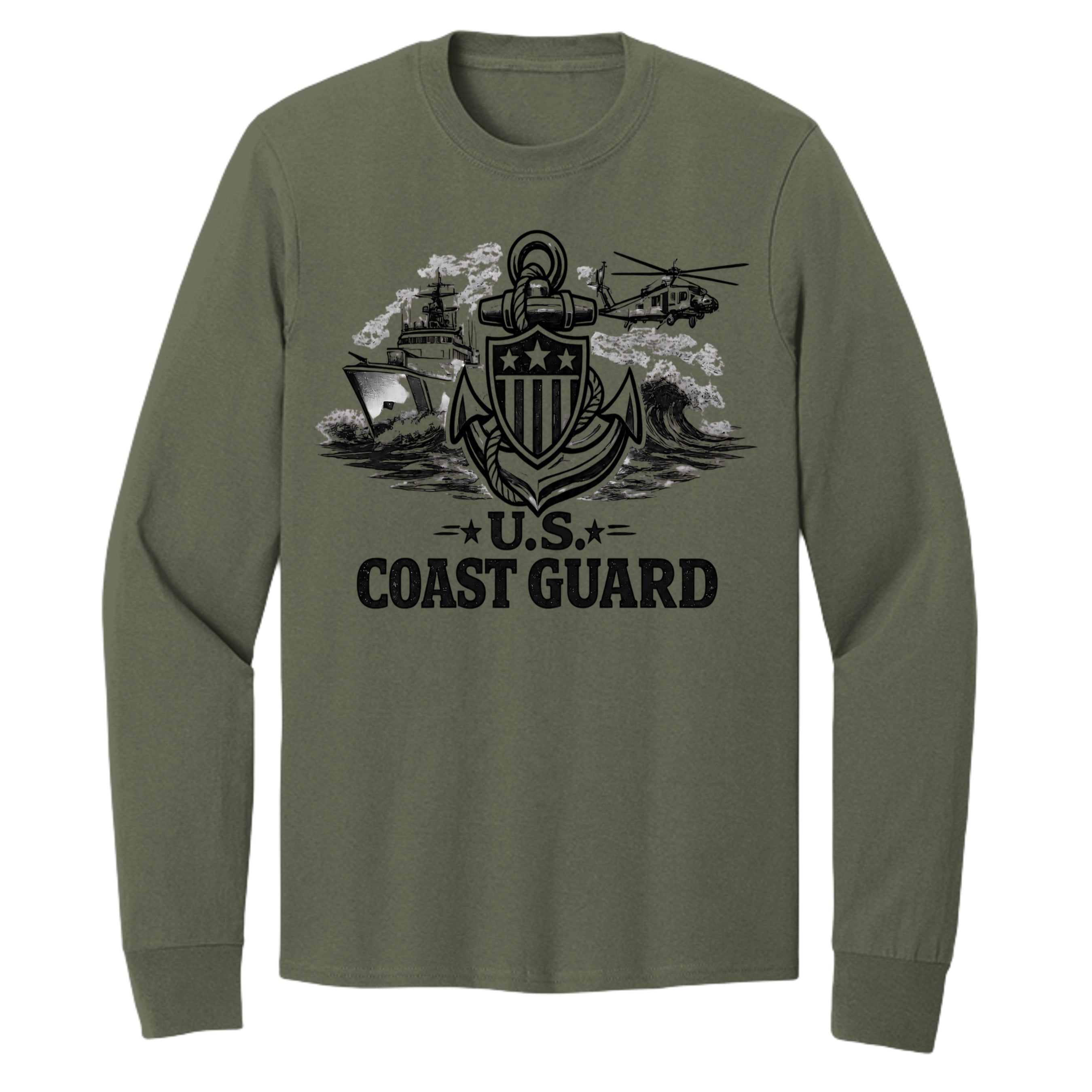 Olive Drab Green - PC54LS - FRONT